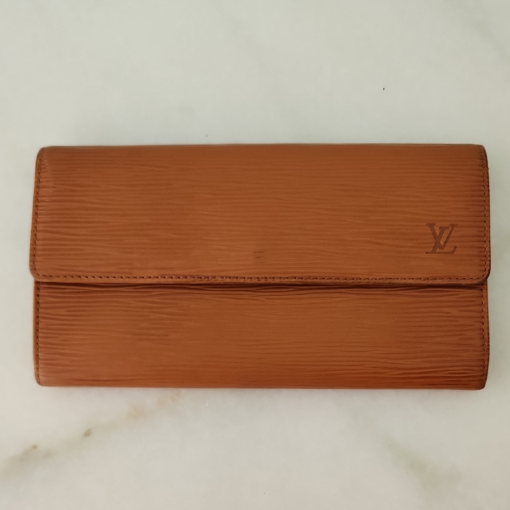 Louis Vuitton Brown Epi Leather Wallet